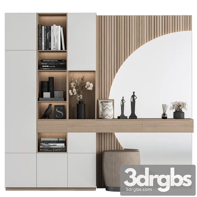 Hallway 13 – white and wood set Hallway 13 – white and wood set