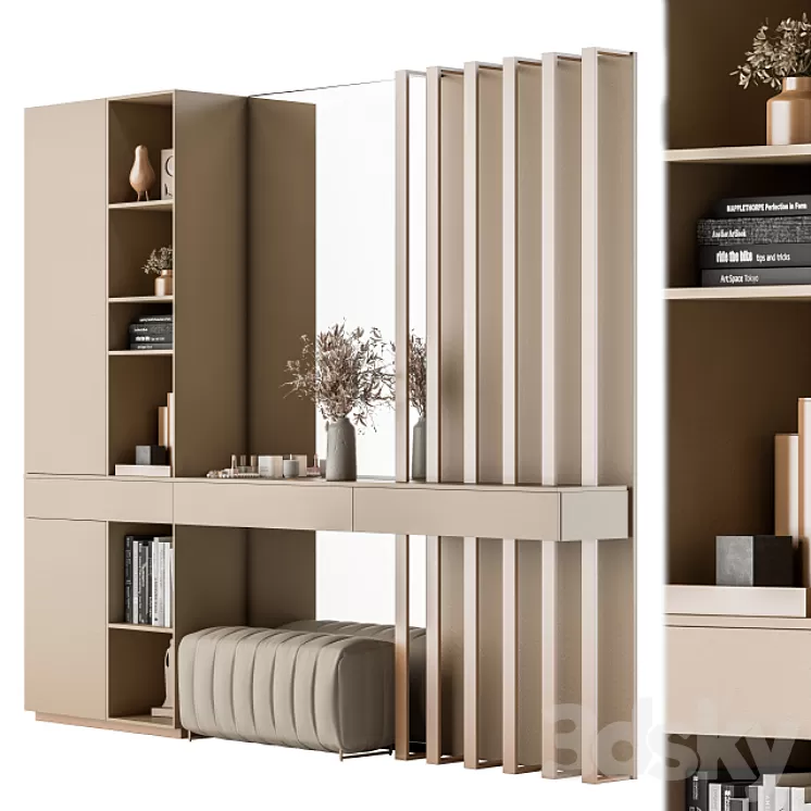 Hallway 14 – Cream and Gold Set 3D Model Hallway 14 – Cream and Gold Set 3D Model