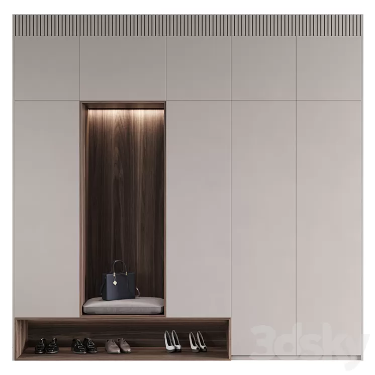 Hallway №2 3D Model Free Download