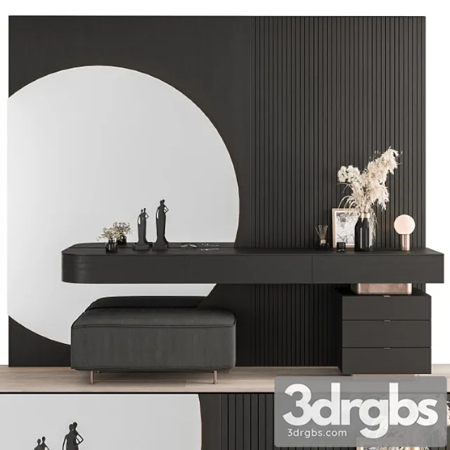 Hallway 21 – white and wood set Hallway 21 – white and wood set