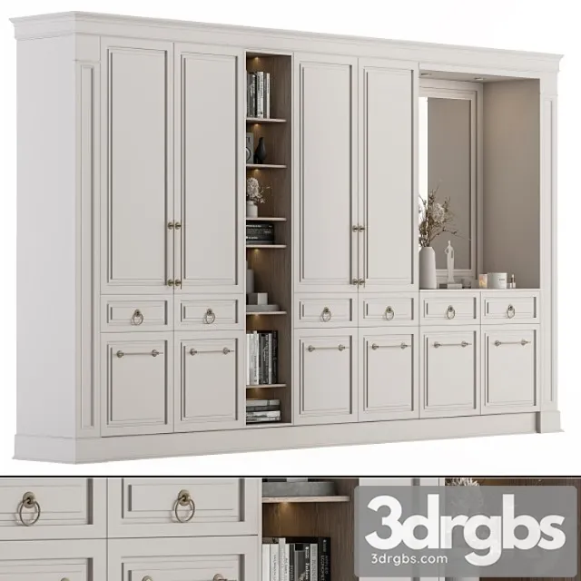 Hallway 22 – white and wood classic set Hallway 22 – white and wood classic set