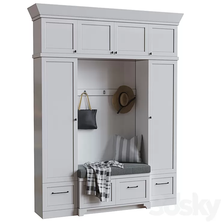 hallway 23 3D Model hallway 23 3D Model