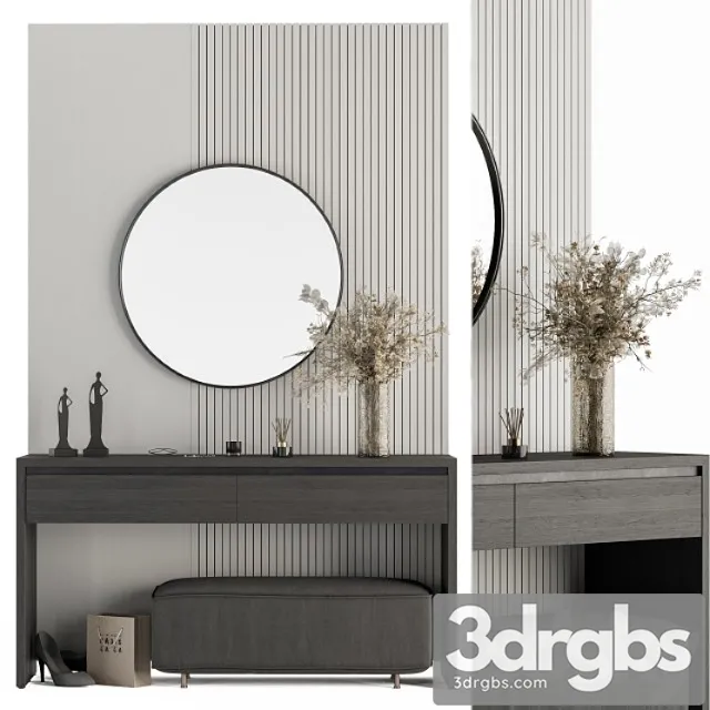 Hallway 26 – black and gray entrance Hallway 26 – black and gray entrance