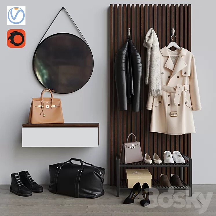 Hallway 3 3D Model Hallway 3 3D Model