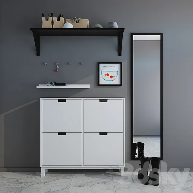 hallway 3D Model hallway 3D Model