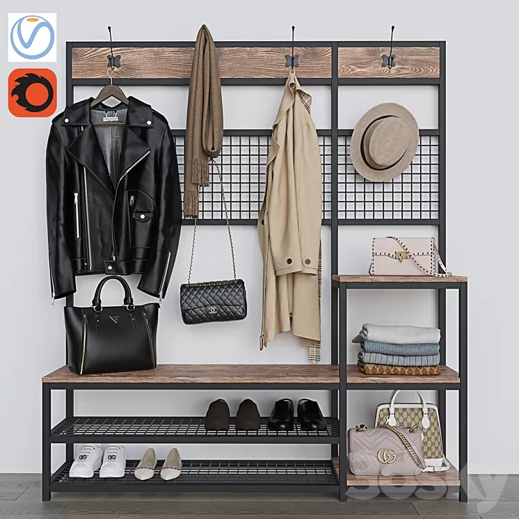 Hallway 4 3D Model Hallway 4 3D Model