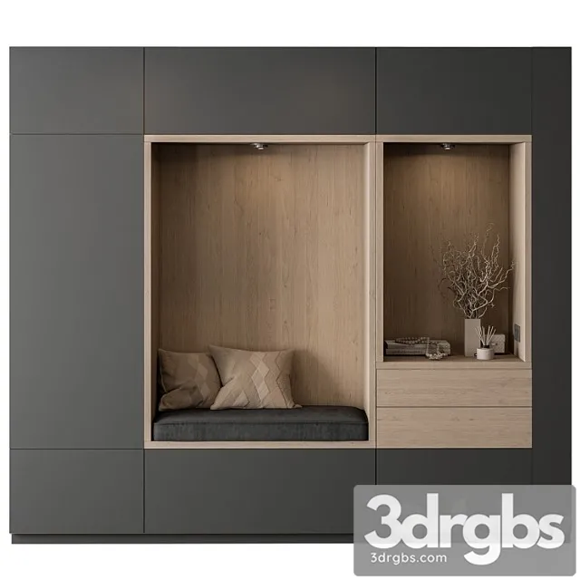 Hallway 45 – gray and wood entrance Hallway 45 – gray and wood entrance