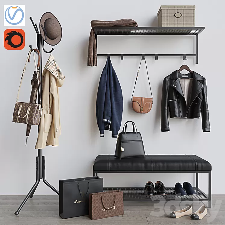 Hallway 8 3D Model Hallway 8 3D Model