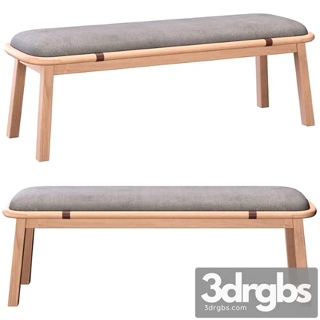 Hallway bench fsc 2 3D Model Download