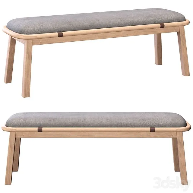 Hallway bench FSC 3D Model Hallway bench FSC 3D Model