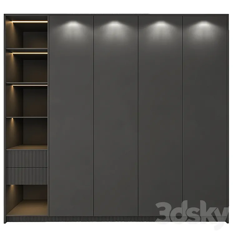 Hallway Brown 3D Model Free Download