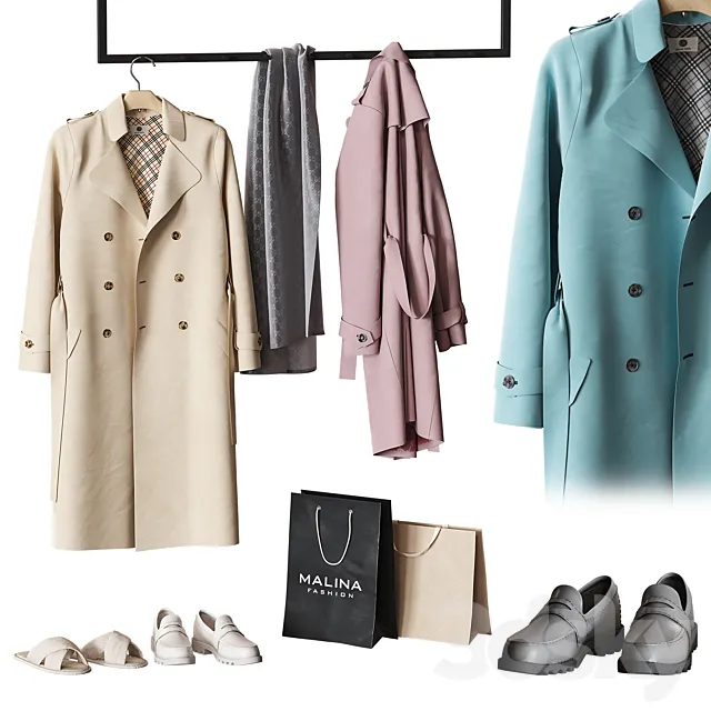 hallway clothing 3DModel hallway clothing 3DModel