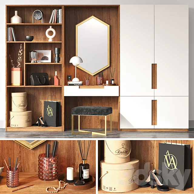 Hallway composition 01 3DModel Hallway composition 01 3DModel