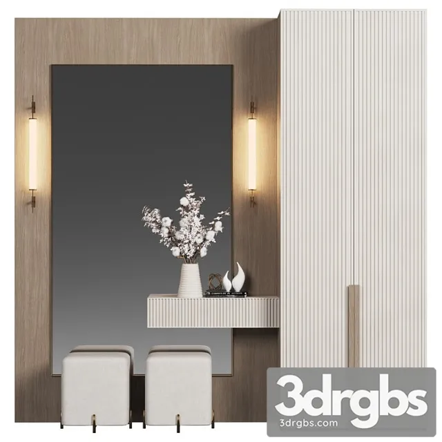 Hallway Composition 153 1 3D Model Download