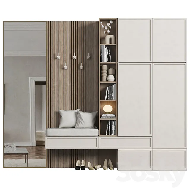 Hallway Composition 188 3D Model Hallway Composition 188 3D Model