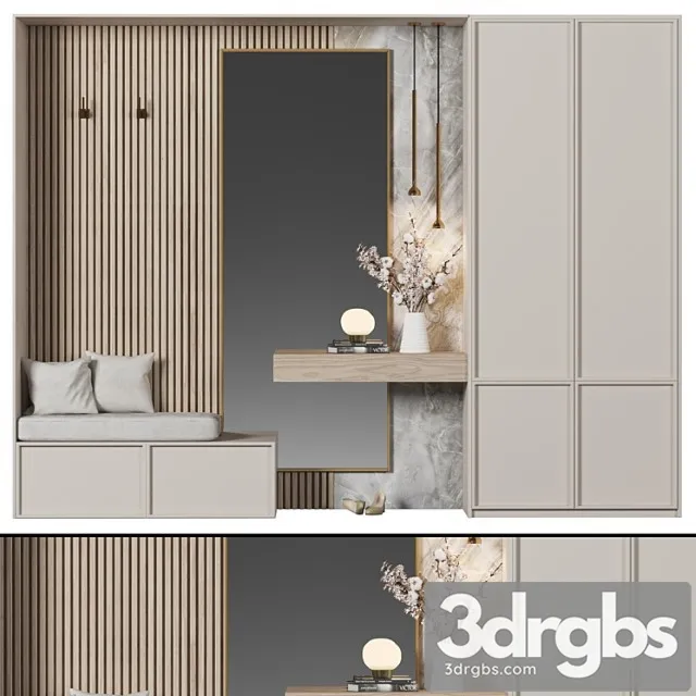 Hallway Composition 201 3D Model Download