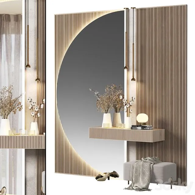 Hallway Composition 209 3D Model Hallway Composition 209 3D Model