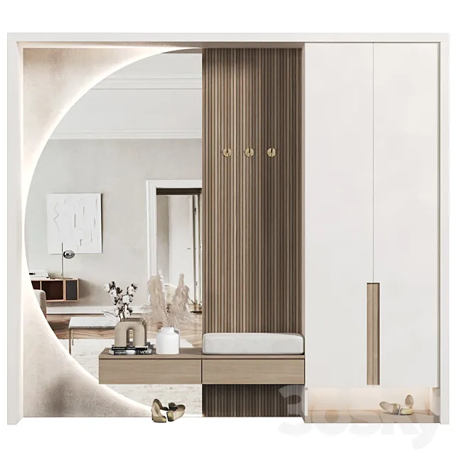 Hallway Composition 295 3D Model Hallway Composition 295 3D Model