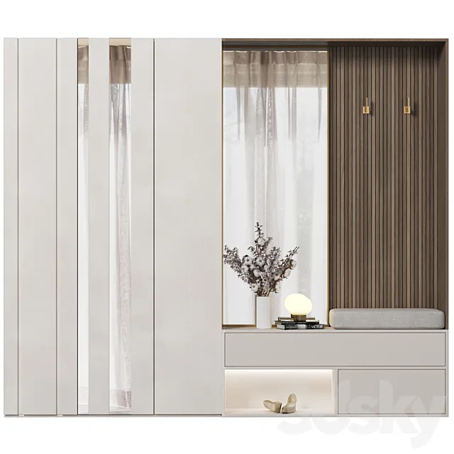 Hallway Composition 303 3D Model Hallway Composition 303 3D Model