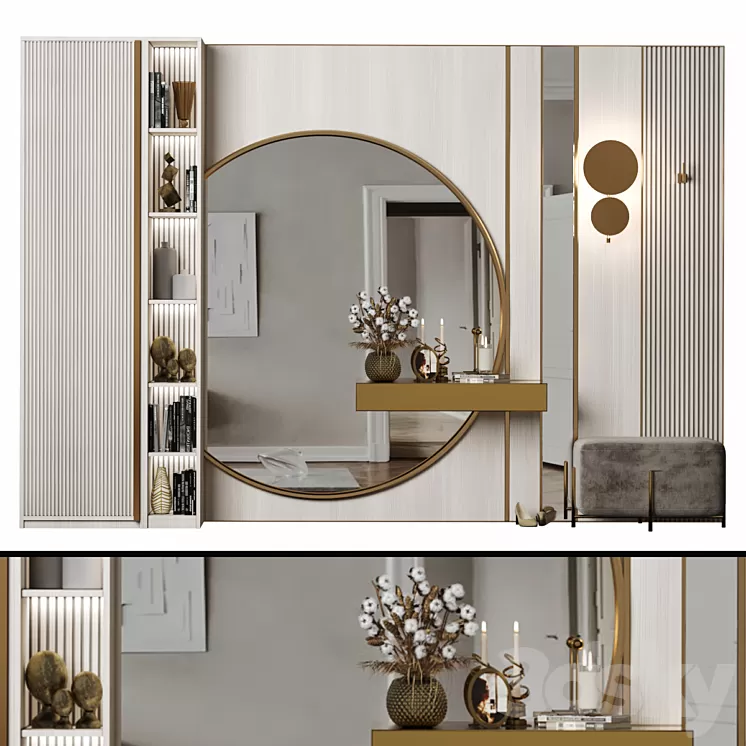 hallway composition 3D Model Free Download