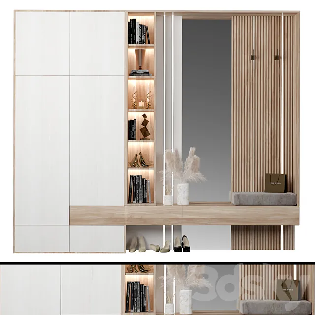 hallway composition 3D Model hallway composition 3D Model