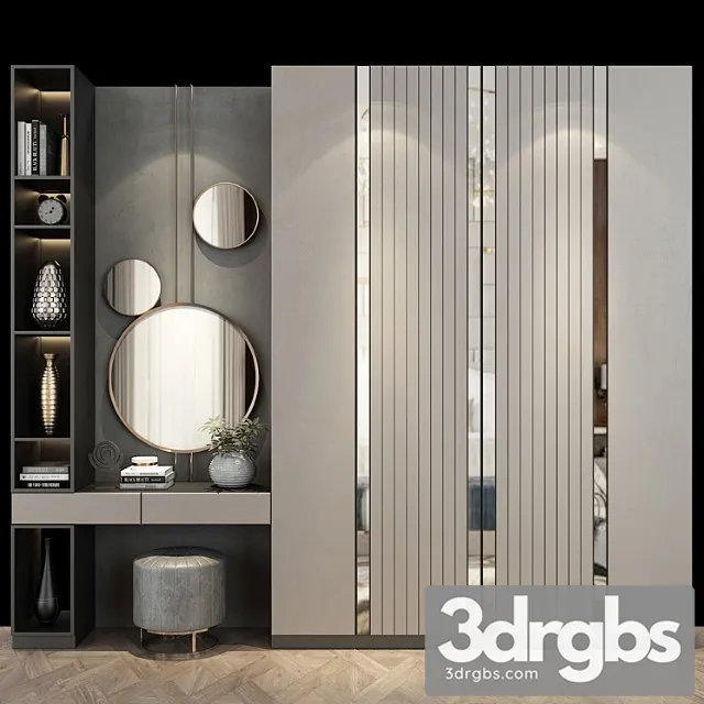 Hallway Composition Set 182 3D Model Download