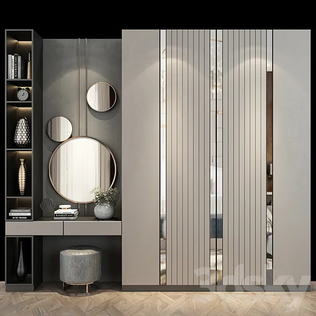 Hallway Composition SET 182 3D Model Hallway Composition SET 182 3D Model