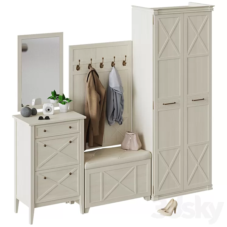 Hallway Country 7 3D Model Hallway Country 7 3D Model