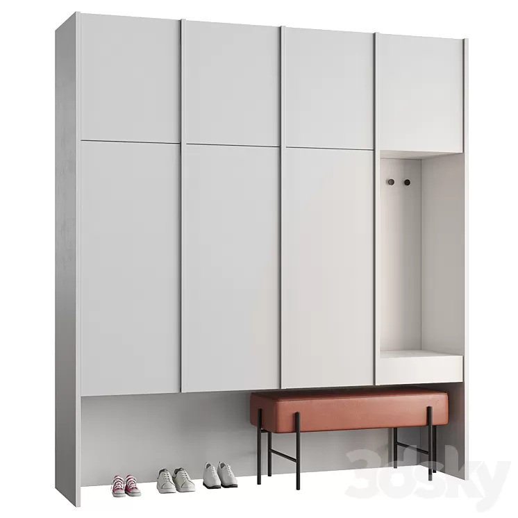 Hallway furniture 12 3D Model Hallway furniture 12 3D Model