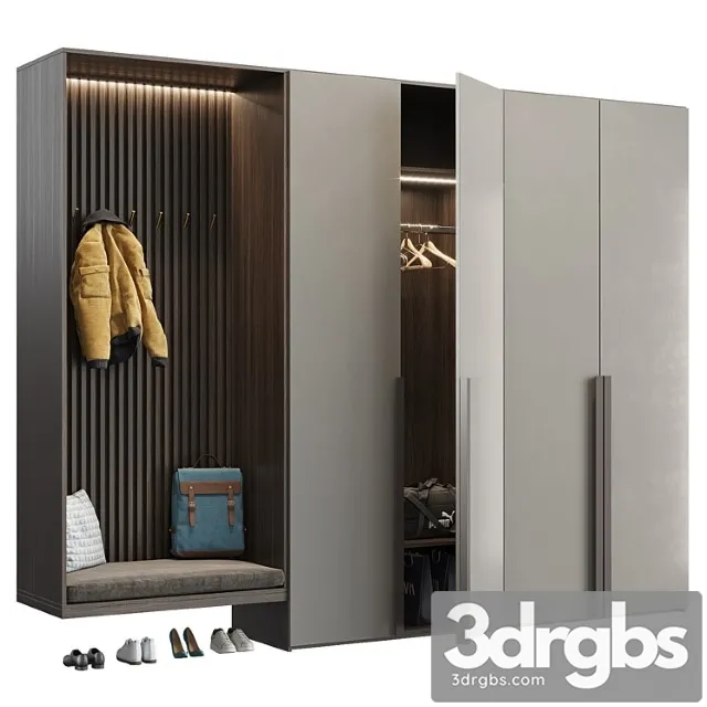 Hallway Furniture 15 3D Model Download