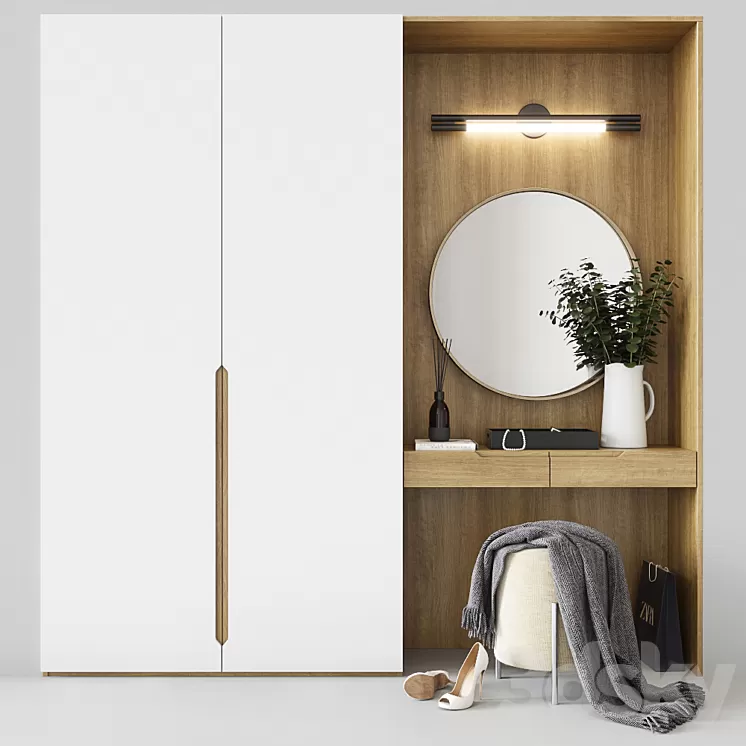 Hallway Furniture 3D Model Hallway Furniture 3D Model