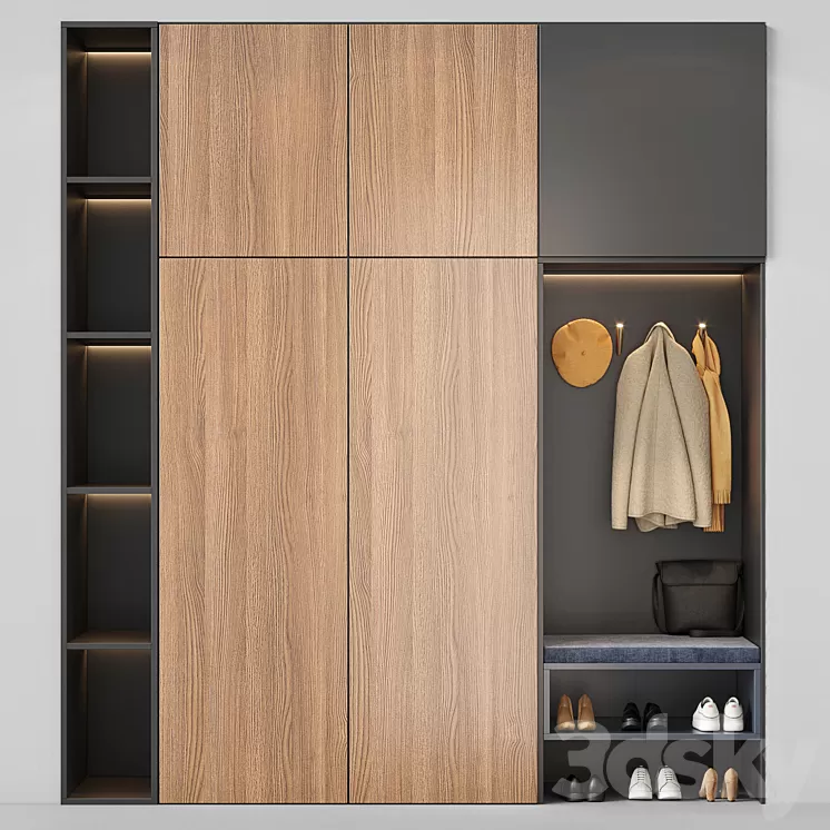 Hallway furniture 5 3D Model