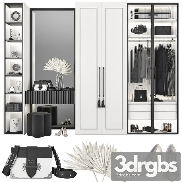 Hallway Furniture Composition 100 3D Model Download