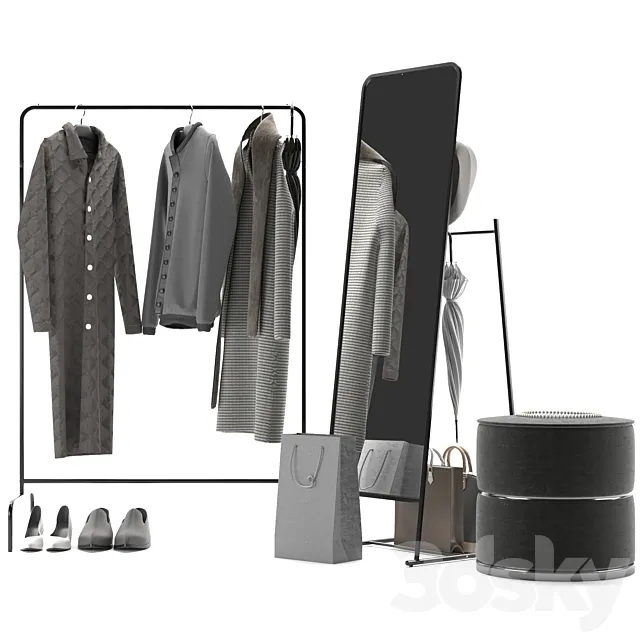 Hallway Ikea 3DModel Hallway Ikea 3DModel