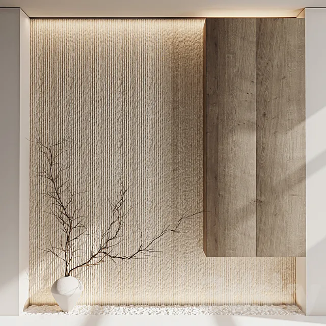 Hallway M set 01 3D Model