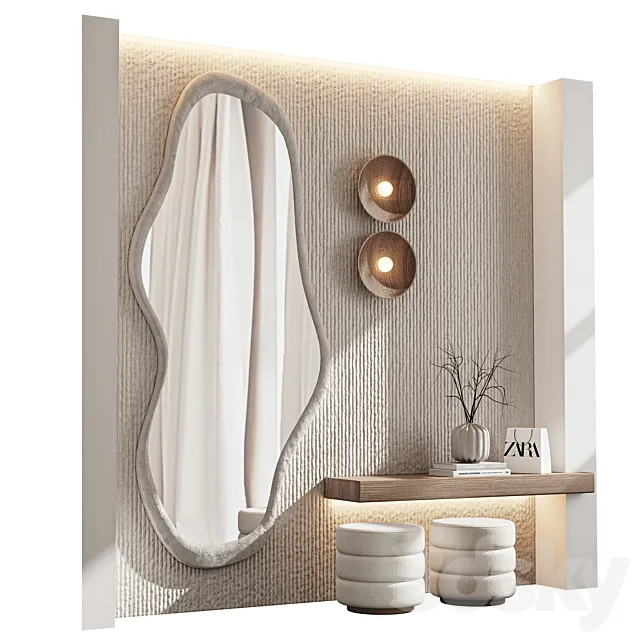 Hallway ME set 03 3D Model