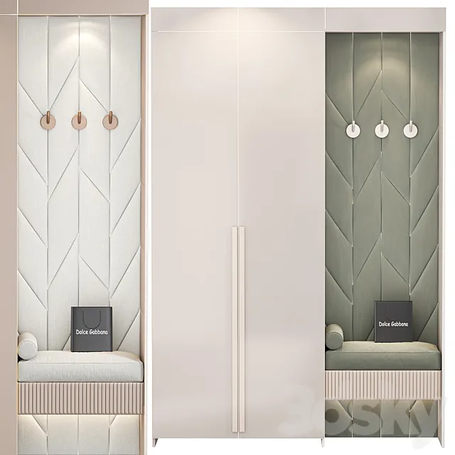 Hallway N02 3D Model Hallway N02 3D Model