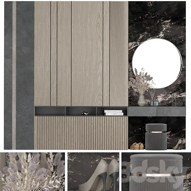 hallway set 11 3D Model hallway set 11 3D Model