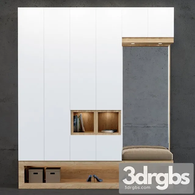 Hallway – storage 2 3D Model Download