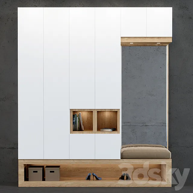 Hallway – Storage 3D Model Hallway – Storage 3D Model