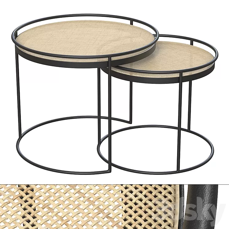 Halmar Manado coffee tables. 3D Model Halmar Manado coffee tables. 3D Model