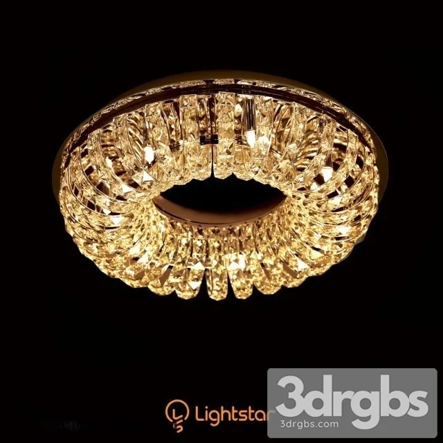 Halogen Lightstar Onda Ceiling Lamp 3D Model Download