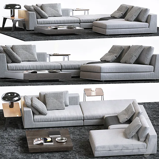 HAMILTON BY MINOTTI 2 3D Model HAMILTON BY MINOTTI 2 3D Model