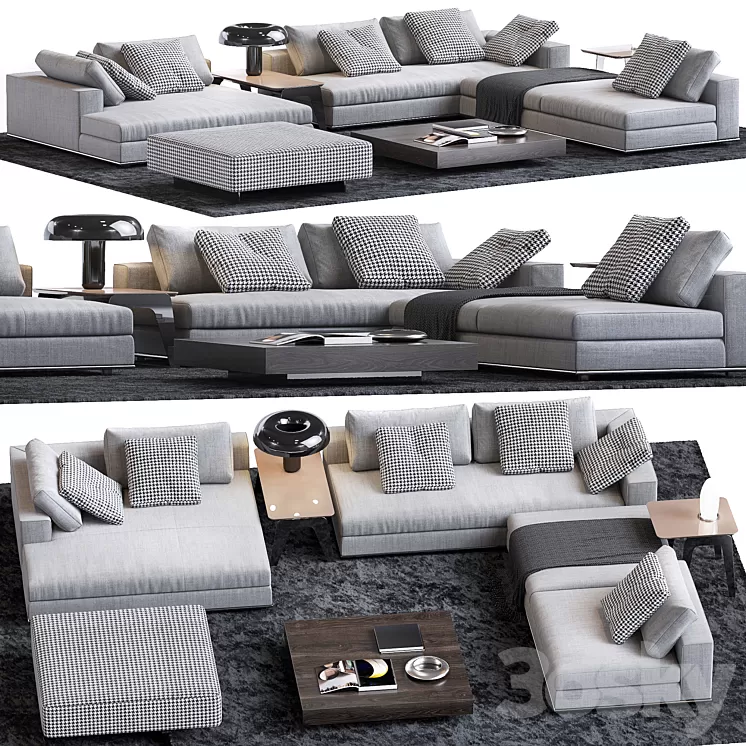 HAMILTON BY MINOTTI 3D Model Free Download