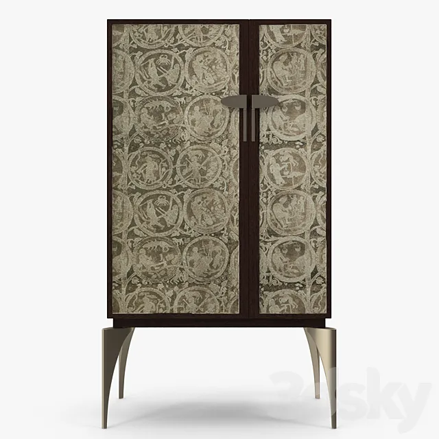 Hamilton Conte – Manolo high cabinet 3D Model
