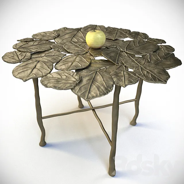 HAMILTON CONTE NYMPHEA OVAL TABLE 3D Model
