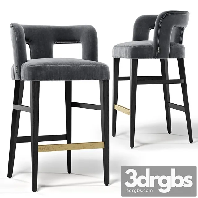 Hamilton conte penelope barstool 2 3D Model Download Hamilton conte penelope barstool 2 3D Model Download