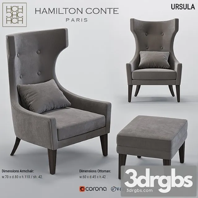 Hamilton conte ursula 3D Model Download