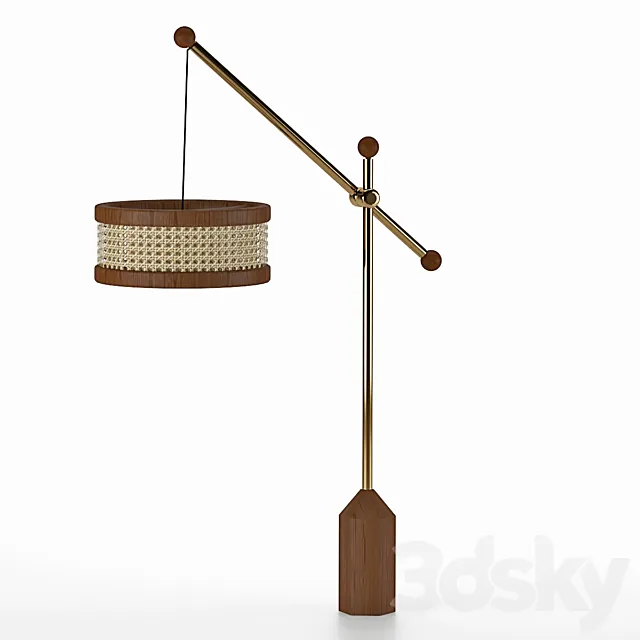 Hamilton FloorLamp 3DModel Hamilton FloorLamp 3DModel
