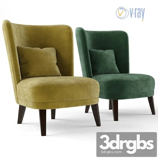 Hamilton. gabriel chair 3D Model Download